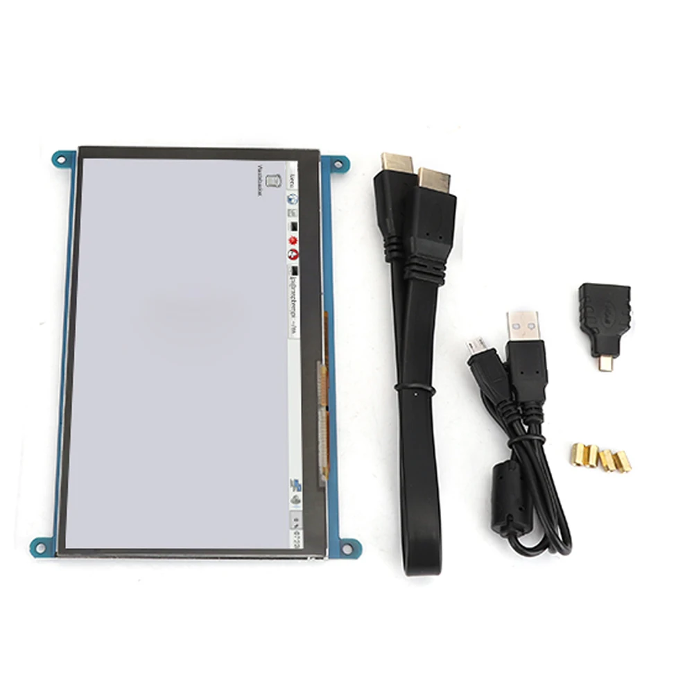 7-Inch 1024 x 600 HD for HDMI Capacitive Touch LCD Display for Raspberry Pi 4B / 3B / 3B+
7-Inch 1024 x 600 HD for HDMI Capacitive Touch LCD Display for Raspberry Pi 4B / 3B / 3B+