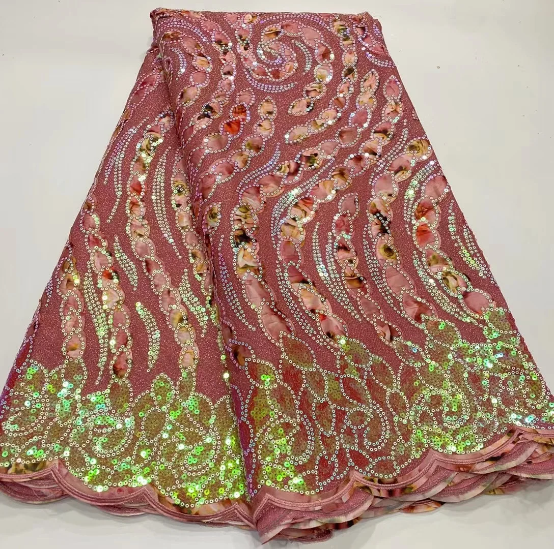 2022 High Quality African Luxury Fabric Sequin French Multicolor Patternt Tulle Lace Nigerian Design Wman Christmas Party Sewing
2022 High Quality African Luxury Fabric Sequin French Multicolor Patternt Tulle Lace Nigerian Design Wman Christmas Party Sewing