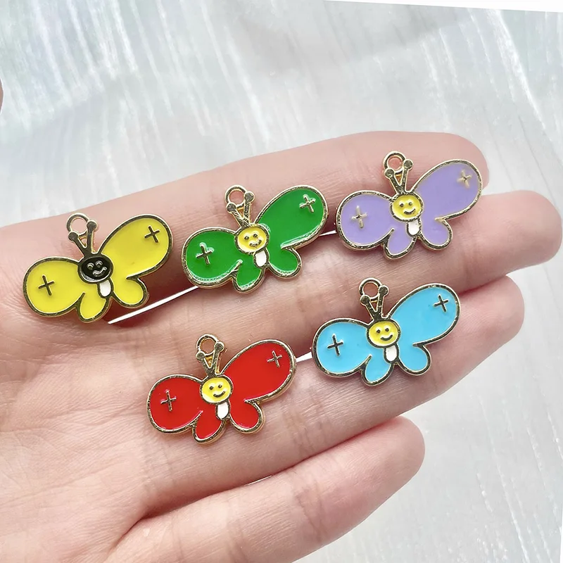 10Pcs Colourful Flower Butterfly Charms For Jewellery Making Diy Necklace Bracelet Earrings Pendant Connectors Cartoon Ornaments
10Pcs Colourful Flower Butterfly Charms For Jewellery Making Diy Necklace Bracelet Earrings Pendant Connectors Cartoon Ornaments