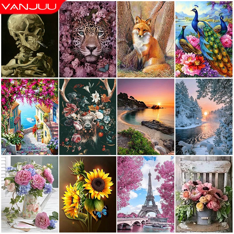 5D DIY Diamond Painting Animal Leopard Fox Full Diamond Diamond Embroidery Landscape Flower Cross Stitch Kit Home Decor Gift
5D DIY Diamond Painting Animal Leopard Fox Full Diamond Diamond Embroidery Landscape Flower Cross Stitch Kit Home Decor Gift