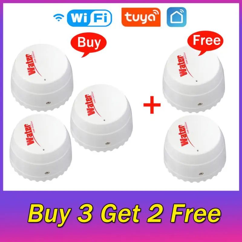 WiFi Tuya Water Leak Detector Flood Alert Sensor Alarm Tank Leak Water Full Water Linkage Alarm Smart Life APP Remote Monitoring
WiFi Tuya Water Leak Detector Flood Alert Sensor Alarm Tank Leak Water Full Water Linkage Alarm Smart Life APP Remote Monitoring