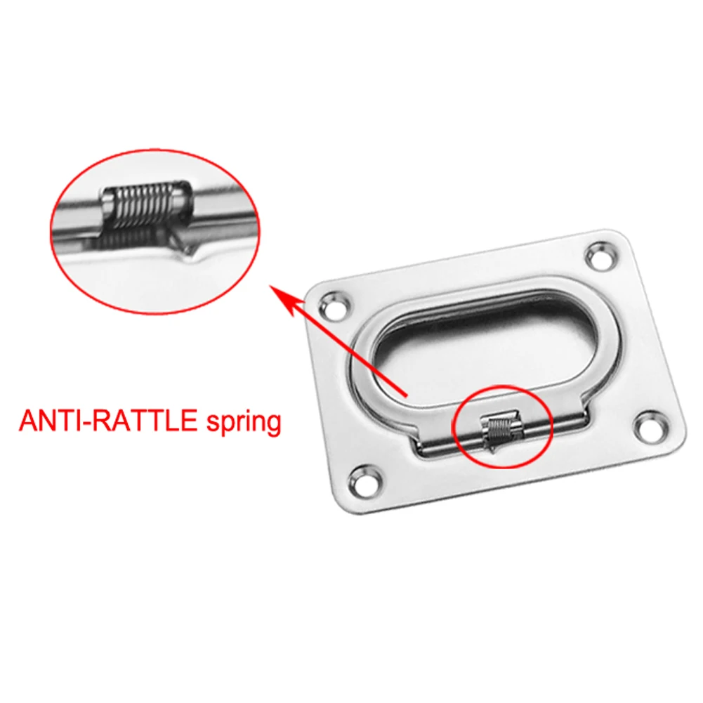 Marine Spring Floor Buckle Deck Cover Cabin Handle Stainless Steel Boat Marine Flush Hatch Locker Cabinet Lift Pull Ring Handle
Marine Spring Floor Buckle Deck Cover Cabin Handle Stainless Steel Boat Marine Flush Hatch Locker Cabinet Lift Pull Ring Handle
