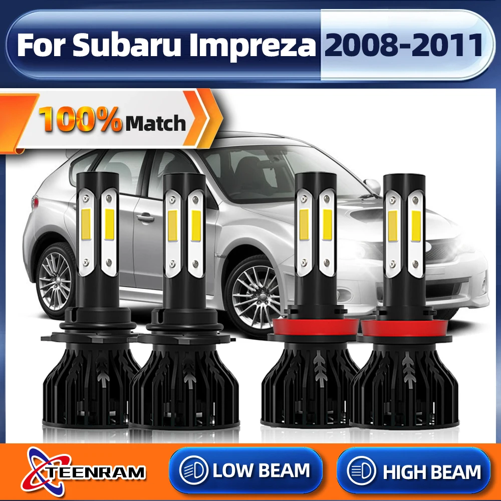 240W 40000LM Turbo LED Headlight H11 9005 HB3 Canbus LED Headlamp Bulb 12V 6000K White For Subaru Impreza 2008 2009 2010 2011
240W 40000LM Turbo LED Headlight H11 9005 HB3 Canbus LED Headlamp Bulb 12V 6000K White For Subaru Impreza 2008 2009 2010 2011
