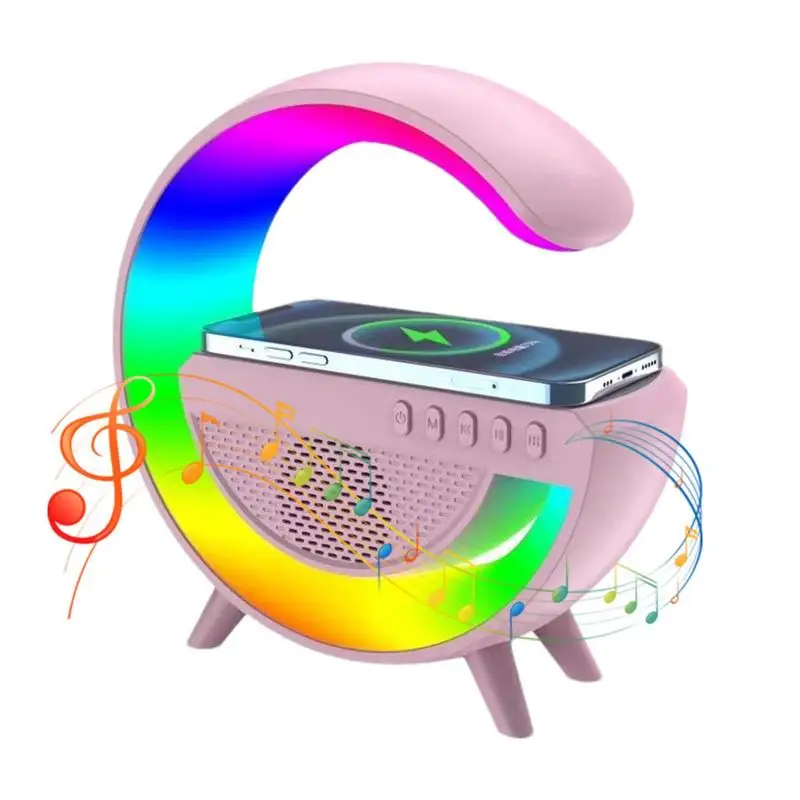 3 In 1 LED RGB Night Light With Six Light Mods Atmosphere Lamps Speaker Wireless Charger Children Sleep Bedroom Decoration
3 In 1 LED RGB Night Light With Six Light Mods Atmosphere Lamps Speaker Wireless Charger Children Sleep Bedroom Decoration