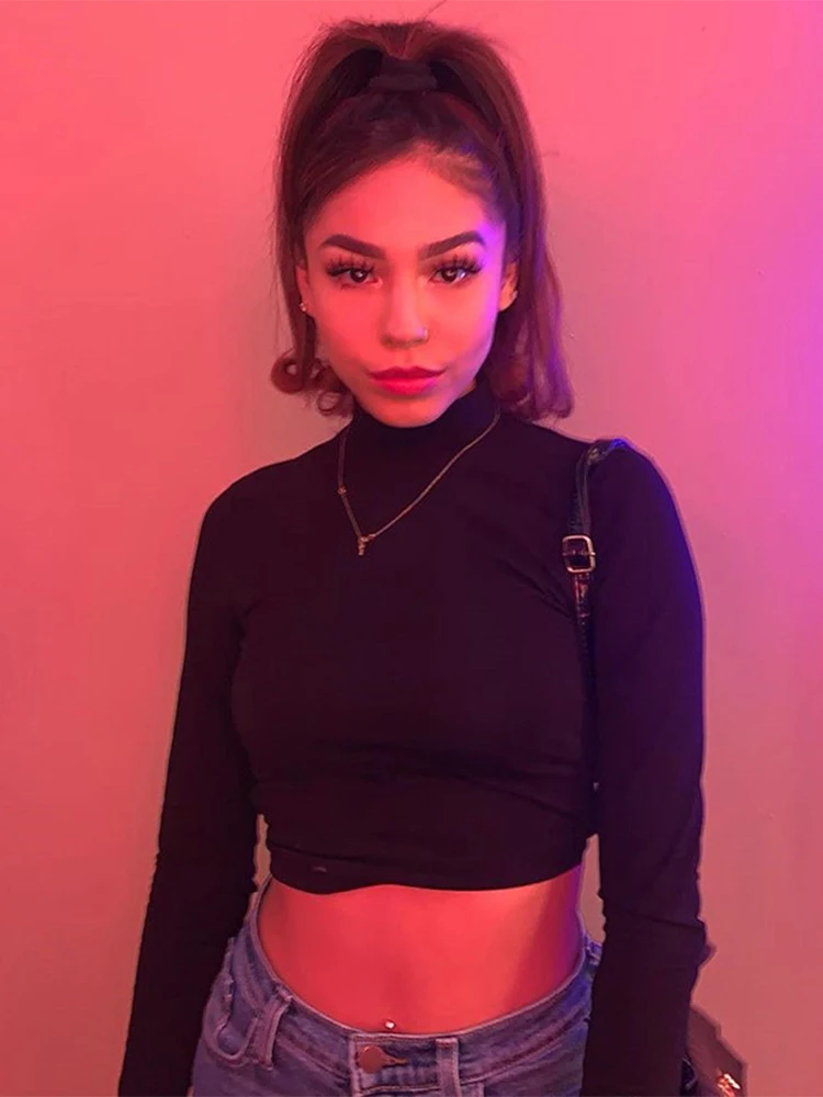 Womon Cotton Hollow Out Sexy Tshirt Bandage Backless Long Sleeve Tops Harajuku Slim Bodycon Streetwear Knitted Tees
Womon Cotton Hollow Out Sexy Tshirt Bandage Backless Long Sleeve Tops Harajuku Slim Bodycon Streetwear Knitted Tees