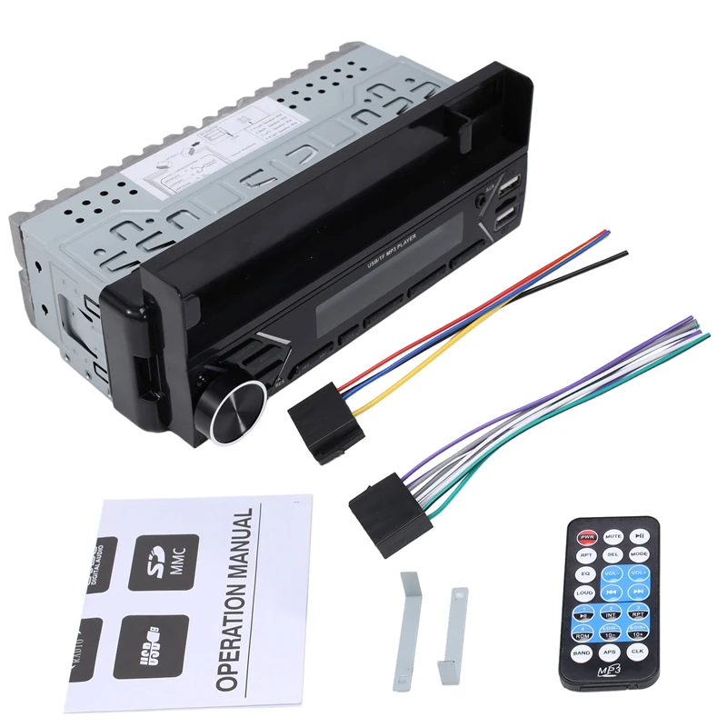 1 Din Car Radio Autoradio Bluetooth 12V Car Audio Player Mp3 FM Radio Music USB/SD With In Dash AUX Input
1 Din Car Radio Autoradio Bluetooth 12V Car Audio Player Mp3 FM Radio Music USB/SD With In Dash AUX Input
