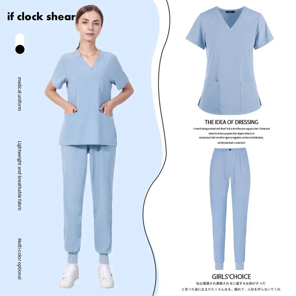 Anesthetist Women Men Workwear Short Sleeved V-neck Tops+Pants Nursing Work Uniform Hospital Suit Scrub Uniform Overalls Clothes
Anesthetist Women Men Workwear Short Sleeved V-neck Tops+Pants Nursing Work Uniform Hospital Suit Scrub Uniform Overalls Clothes