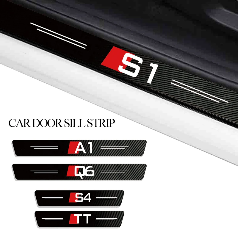 4pc Car Logo Carbon Fiber Trunk Door Sill Film for Audi Sline A3 A4 A5 A6 A7 Q7 S1 S5 A8 Q3 Q5 Tt Anti-scratch Refit Accessories
4pc Car Logo Carbon Fiber Trunk Door Sill Film for Audi Sline A3 A4 A5 A6 A7 Q7 S1 S5 A8 Q3 Q5 Tt Anti-scratch Refit Accessories