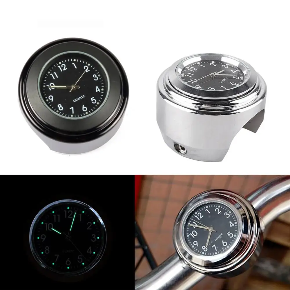 Universal Motorcycle Accessories Quartz Clock 7/8" Waterproof Chrome Bike Handlebar Mount Watch Aluminum Luminous Clock for
Universal Motorcycle Accessories Quartz Clock 7/8" Waterproof Chrome Bike Handlebar Mount Watch Aluminum Luminous Clock for
