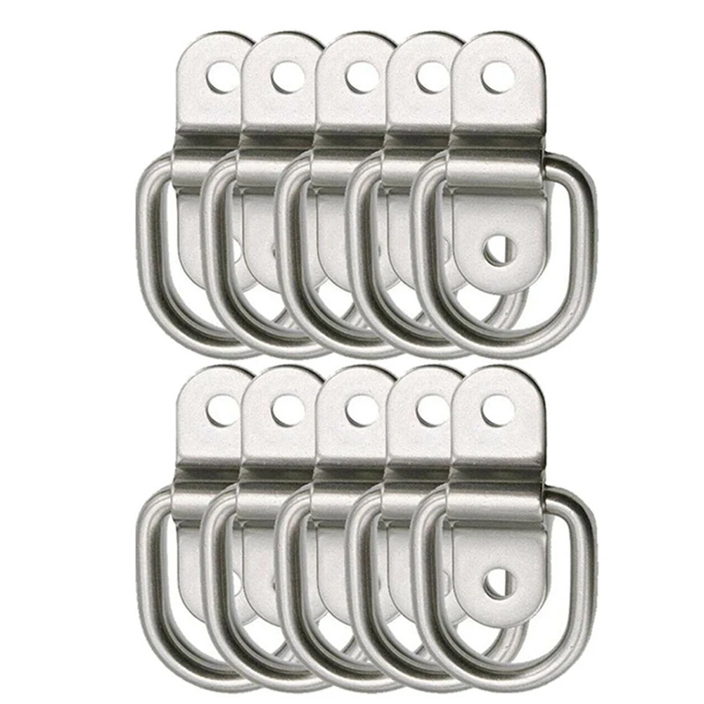 10pcs D Pull Ring Stainless Steel Mooring Hook for Pickups and Power Sport Vehicles Durable and Easy to Install
10pcs D Pull Ring Stainless Steel Mooring Hook for Pickups and Power Sport Vehicles Durable and Easy to Install