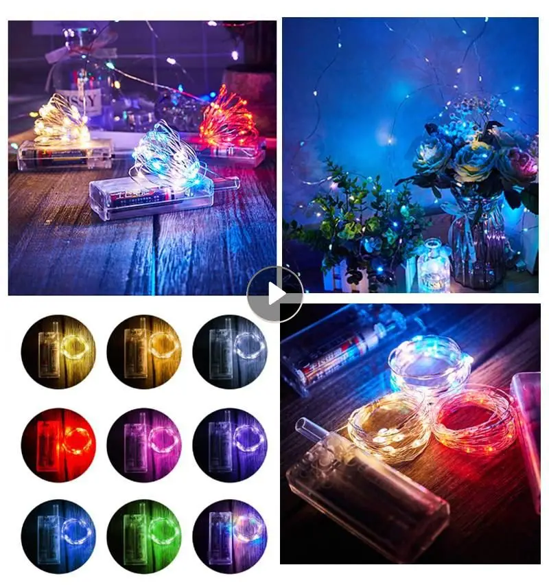 30 LED String Lights Led Fairy Lights Button Battery Operated Garland Light For Halloween Wedding Party Decor Christmas String
30 LED String Lights Led Fairy Lights Button Battery Operated Garland Light For Halloween Wedding Party Decor Christmas String