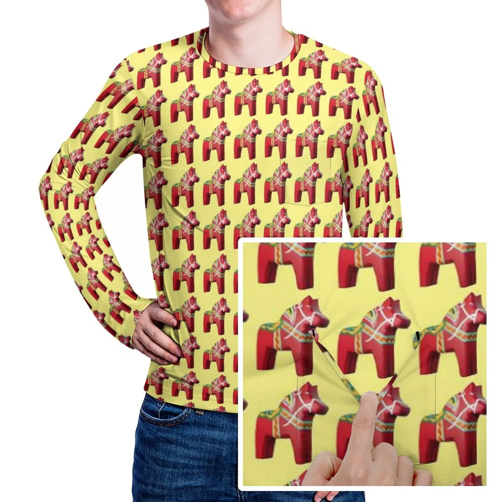 Dala Horse T Shirt Daily Cartoon Animal Funny T-Shirts Mens Fashion Printed Tshirt Plus Size 4XL 5XL
Dala Horse T Shirt Daily Cartoon Animal Funny T-Shirts Mens Fashion Printed Tshirt Plus Size 4XL 5XL