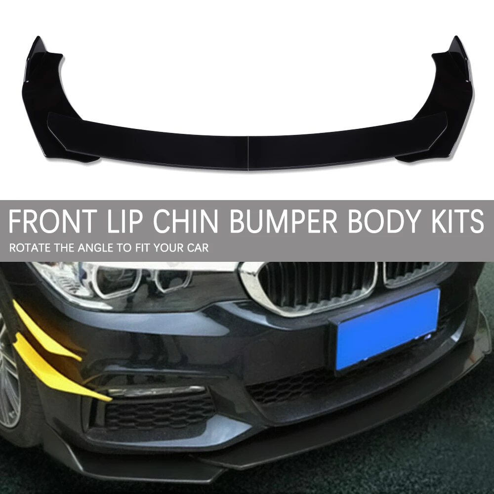Universal Car Front Bumper Lip Spoiler Protector Bumper Splitter Skirt Body Kit For Audi A3 A4 A5 A6 A7 S4 S5 For Tesla Model 3
Universal Car Front Bumper Lip Spoiler Protector Bumper Splitter Skirt Body Kit For Audi A3 A4 A5 A6 A7 S4 S5 For Tesla Model 3