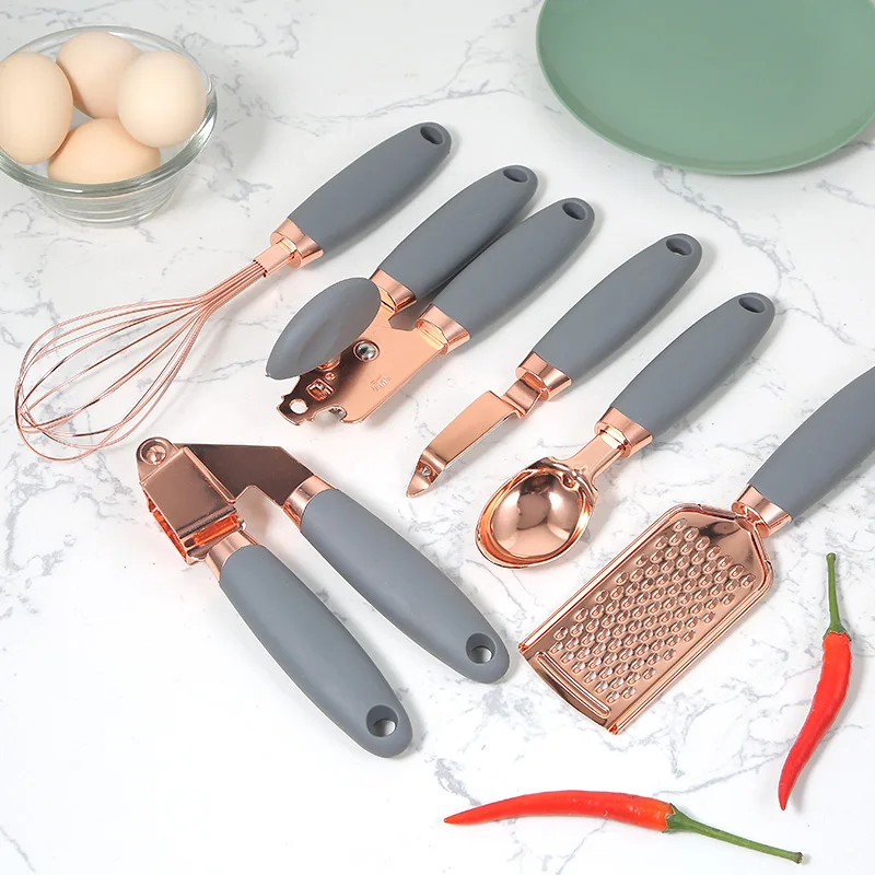 Rose gold Innovative kitchen utensils Stainless Steel Utensils for kitchen new kitchen utensils Kitchen supplies utensil set
Rose gold Innovative kitchen utensils Stainless Steel Utensils for kitchen new kitchen utensils Kitchen supplies utensil set