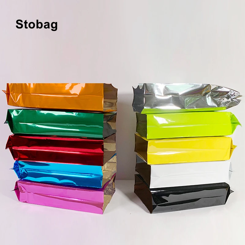 StoBag 25pcs Food Packaging Organ Bags Glossy/Matte Aluminum Foil Sealed for Tea Coffee Nuts Candy Storage Plastic Pouches Logo
StoBag 25pcs Food Packaging Organ Bags Glossy/Matte Aluminum Foil Sealed for Tea Coffee Nuts Candy Storage Plastic Pouches Logo