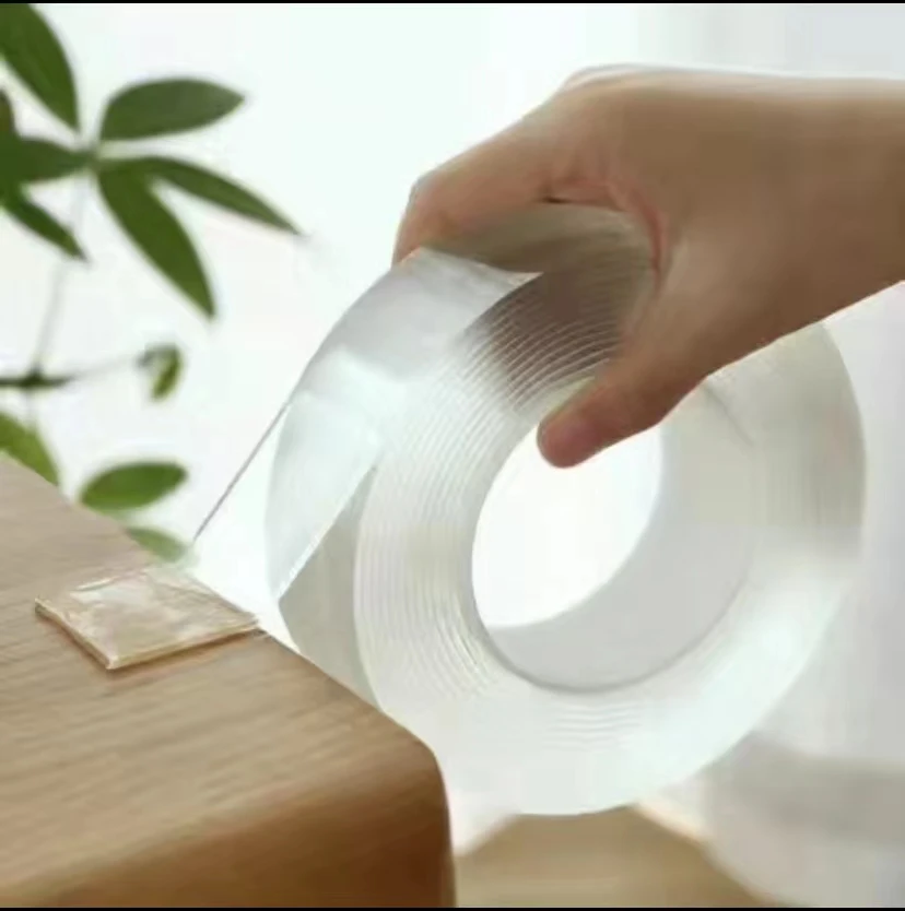 Magic nano double-sided tape traceless strong double-sided tape high viscosity fixed wall transparent nano double-sided tape
Magic nano double-sided tape traceless strong double-sided tape high viscosity fixed wall transparent nano double-sided tape