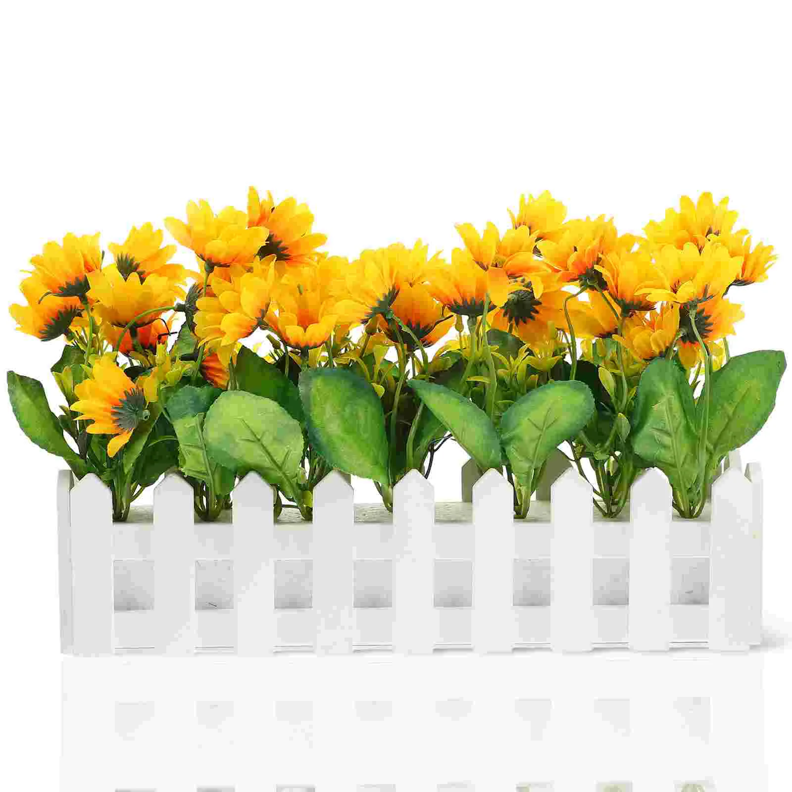 

Simulated Sunflower Artificial Flowers Indoors Adornment Classroom Decor Desktop Fake Bonsai Realistic Potted Plants Silk