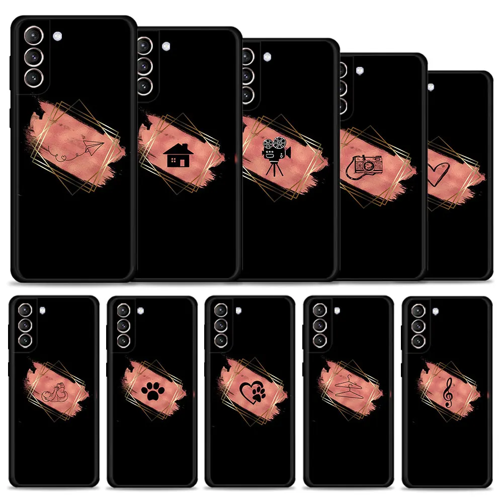 Phone Case For Samsung Galaxy S21 S20 FE S22 Ultra S10 S9 S8 Plus S10e Note 20 Ultra 10Plus Capa Black rose gold gold frame girl
Phone Case For Samsung Galaxy S21 S20 FE S22 Ultra S10 S9 S8 Plus S10e Note 20 Ultra 10Plus Capa Black rose gold gold frame girl