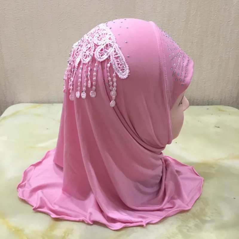 Direct Selling Little Girl Headscarf Cute Hat Scarf Prayer Cap Fit 2-6 Years Old Muslim Kids Instant Pull on Islamic Headscarf
Direct Selling Little Girl Headscarf Cute Hat Scarf Prayer Cap Fit 2-6 Years Old Muslim Kids Instant Pull on Islamic Headscarf