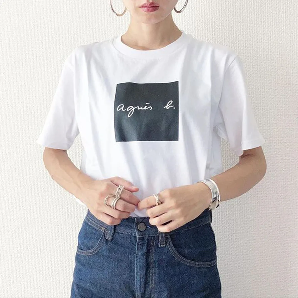 Women's T-Shirt Short Sleeve Letter Standard Round Neck Casual Korean Fashion White Basic T Shirt Simple Regular Ladies Top Tee
Women's T-Shirt Short Sleeve Letter Standard Round Neck Casual Korean Fashion White Basic T Shirt Simple Regular Ladies Top Tee