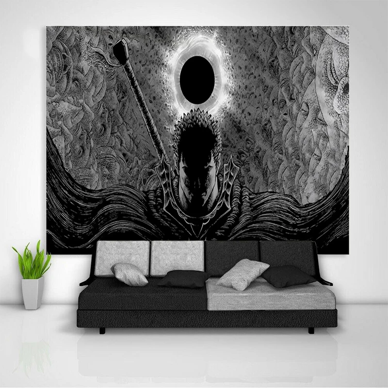 Headboards Tapestry Berserk Decoration Bedroom Aesthetic Wall Art Tapestries Home Decor Hanging Decorative Wallpaper Room Custom
Headboards Tapestry Berserk Decoration Bedroom Aesthetic Wall Art Tapestries Home Decor Hanging Decorative Wallpaper Room Custom