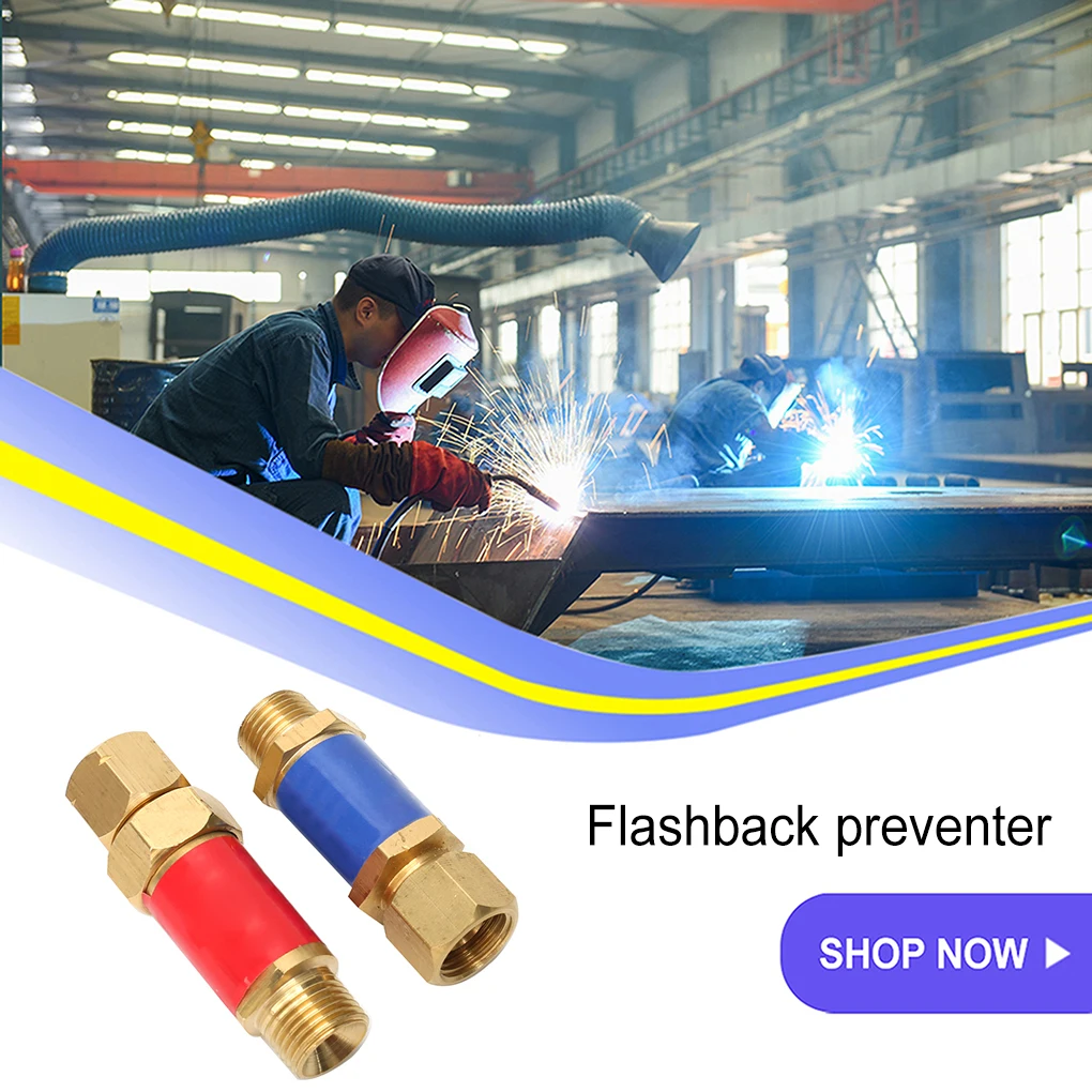Pack of 2 Fuel Check Valve Flashback Arrestor 9/16 Inch-18 UNF Brass Welding Torch End Threaded Accessory Spare Parts
Pack of 2 Fuel Check Valve Flashback Arrestor 9/16 Inch-18 UNF Brass Welding Torch End Threaded Accessory Spare Parts