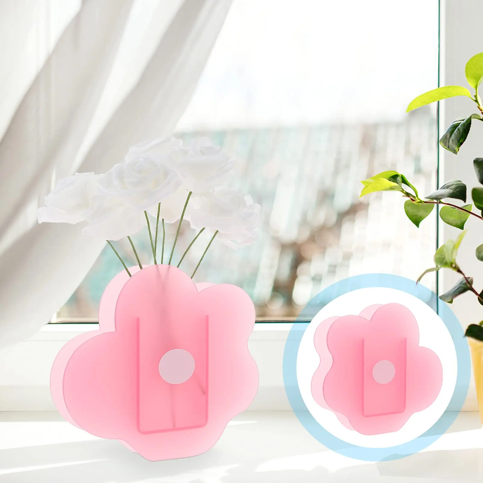 Rainbow Color Acrylic Vases Floral Container Decorative Shop Design Wedding Party Home Office Decoration
Rainbow Color Acrylic Vases Floral Container Decorative Shop Design Wedding Party Home Office Decoration