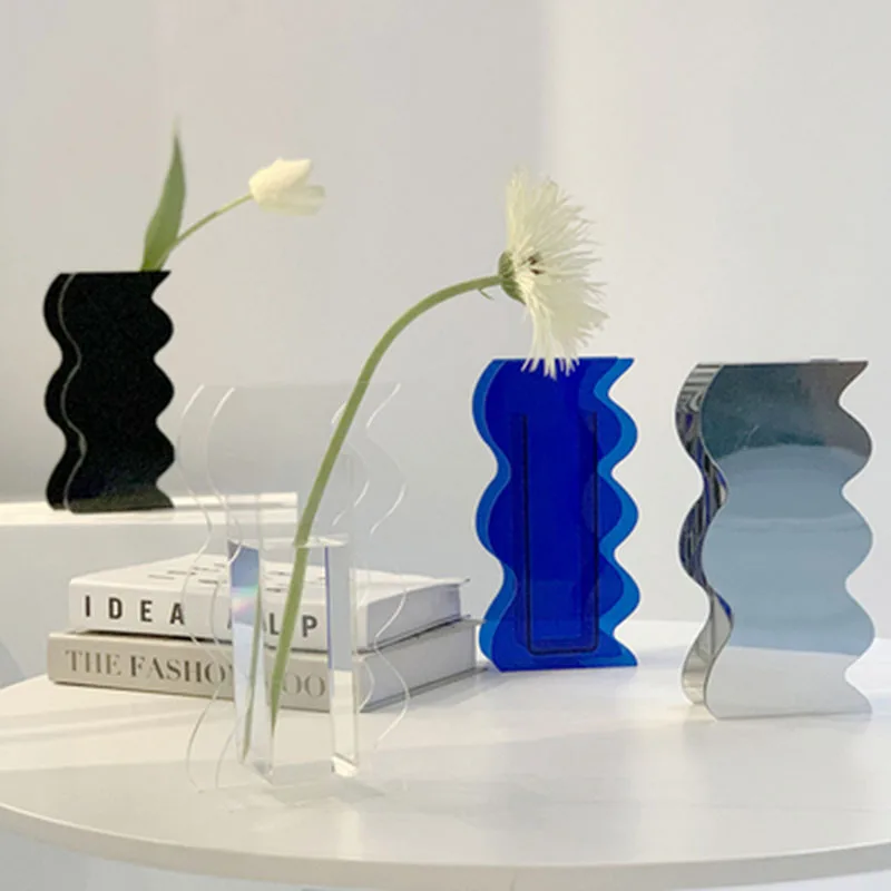 Transparent Vase Acrylic ваза INS Style Flower Nordic Simple Design Casa Home Decor Glass Blue Black Living Room Decoration
Transparent Vase Acrylic ваза INS Style Flower Nordic Simple Design Casa Home Decor Glass Blue Black Living Room Decoration