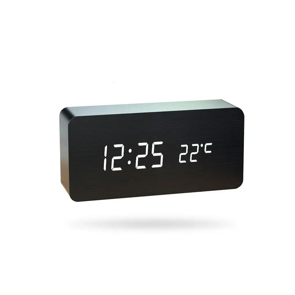 Bedroom Voice Control Time Clocks Desktop Alarm Clock LED Digital Thermometer White Digital Temperature Meter
Bedroom Voice Control Time Clocks Desktop Alarm Clock LED Digital Thermometer White Digital Temperature Meter