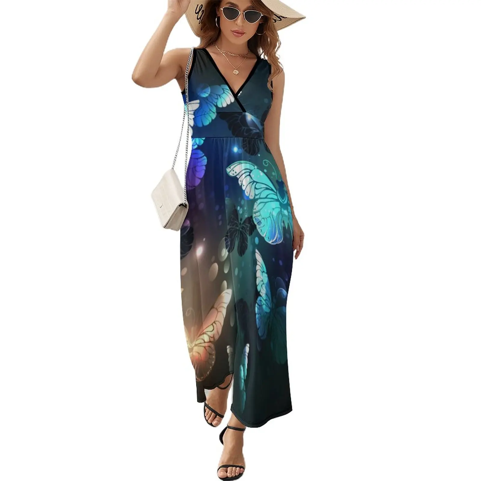 Night Butterfly Dress Fluttering Animal Print Kawaii Maxi Dress High Waist Aesthetic Boho Beach Long Dresses V Neck Vestidos
Night Butterfly Dress Fluttering Animal Print Kawaii Maxi Dress High Waist Aesthetic Boho Beach Long Dresses V Neck Vestidos