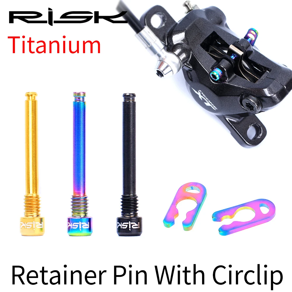 RISK M4 Titanium Retainer Pin With /Without Circlip For Threaded Oil Discs Brake Pad Lining Road Mountain Bike Accessories
RISK M4 Titanium Retainer Pin With /Without Circlip For Threaded Oil Discs Brake Pad Lining Road Mountain Bike Accessories