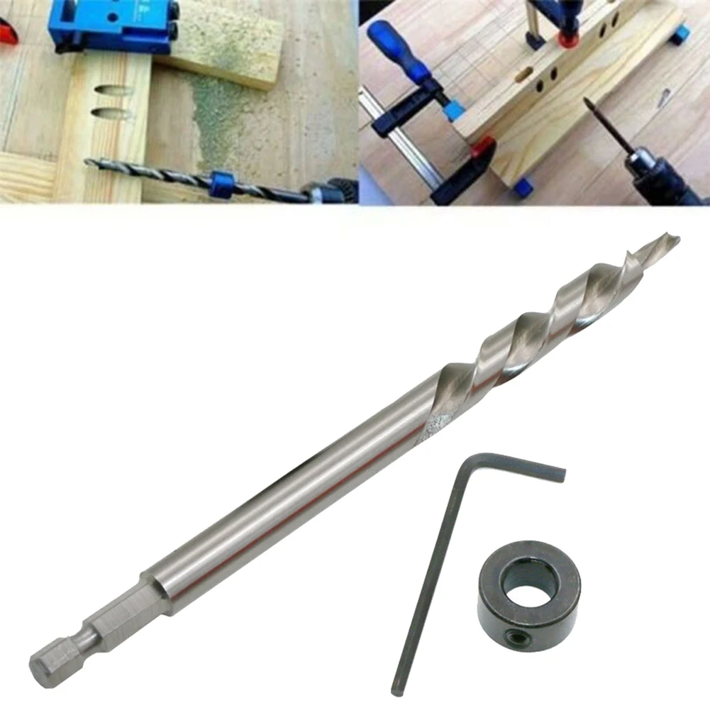 3Pcs Set Pocket Hole Step Drill Bit 9mm 1/4" Hex-Shank Drill Bit Round Shank Hole Step Pocket Pilot Hole Drill Guide Power Tools
3Pcs Set Pocket Hole Step Drill Bit 9mm 1/4" Hex-Shank Drill Bit Round Shank Hole Step Pocket Pilot Hole Drill Guide Power Tools