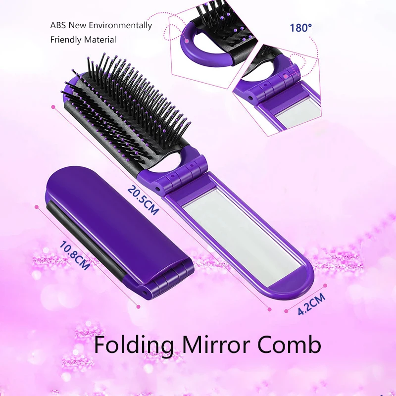 Компактный инструмент для укладки волос с зеркалом и функцией массажа для антистатических волос-идеально подходит для ухода за волосами на ходу
Компактный инструмент для укладки волос с зеркалом и функцией массажа для антистатических волос-идеально подходит для ухода за волосами на ходу