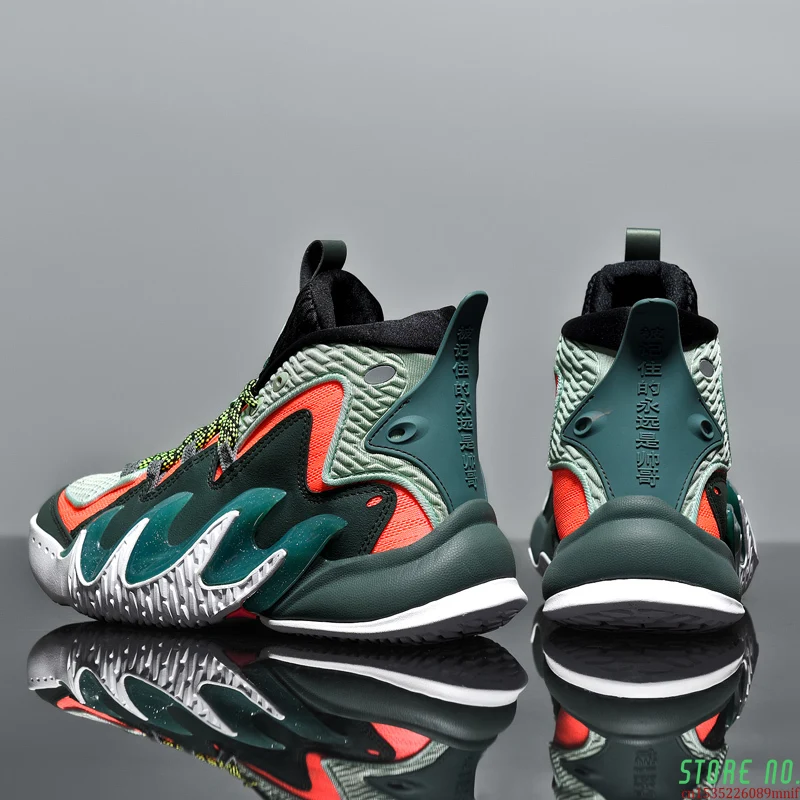 Top-quality Basketball Shoes Men Chinese Style Chunky Sneakers Outdoor High-top Sports Shoes Fashion Flame Design Walking Shoes
Top-quality Basketball Shoes Men Chinese Style Chunky Sneakers Outdoor High-top Sports Shoes Fashion Flame Design Walking Shoes