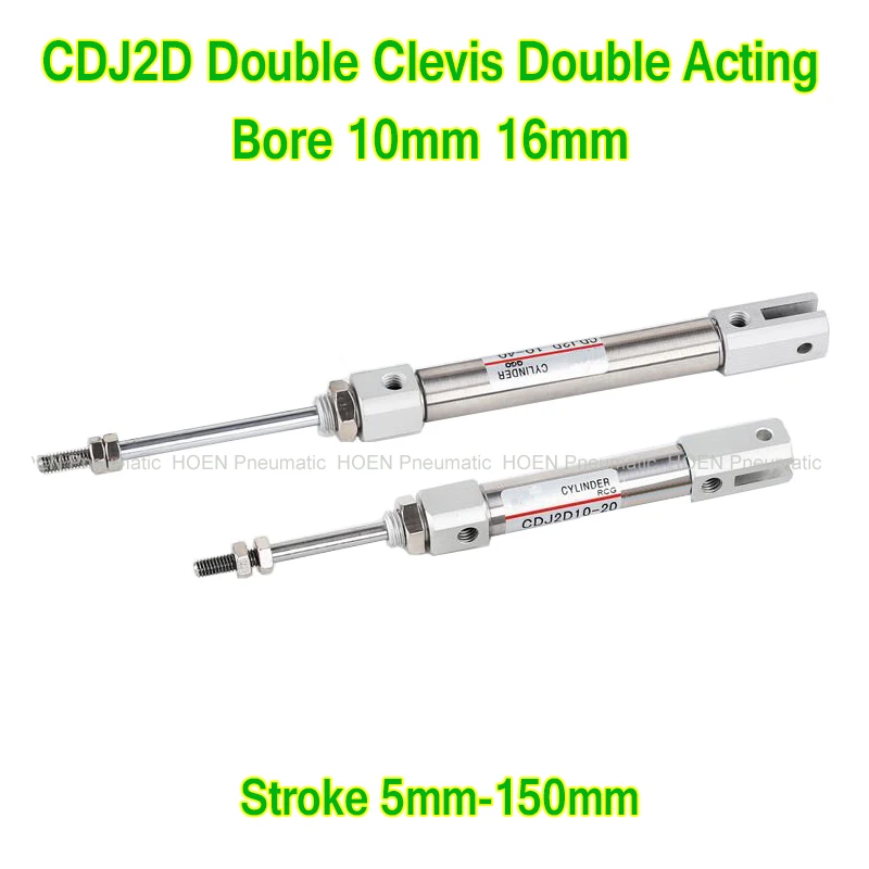 CDJ2D Double Clevis Adjustable Stroke Cylinder Adjustable Extension Type Mini Air Cylinder CDJ2D 10 16 Bore cdj2d10-5 cdj2d10-10
CDJ2D Double Clevis Adjustable Stroke Cylinder Adjustable Extension Type Mini Air Cylinder CDJ2D 10 16 Bore cdj2d10-5 cdj2d10-10