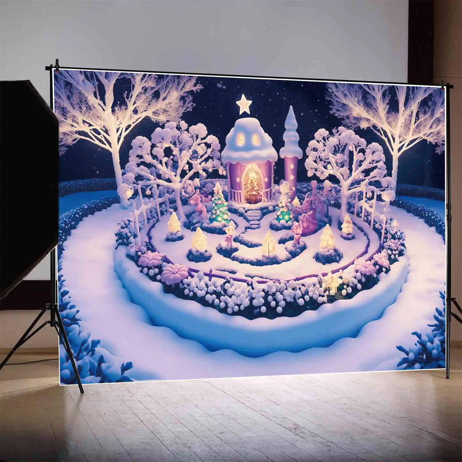 MOON.QG Photography Backdrop Baby Christmas Snow Playground Golden Star Photo Background Custom Cabin Photographic Props
MOON.QG Photography Backdrop Baby Christmas Snow Playground Golden Star Photo Background Custom Cabin Photographic Props