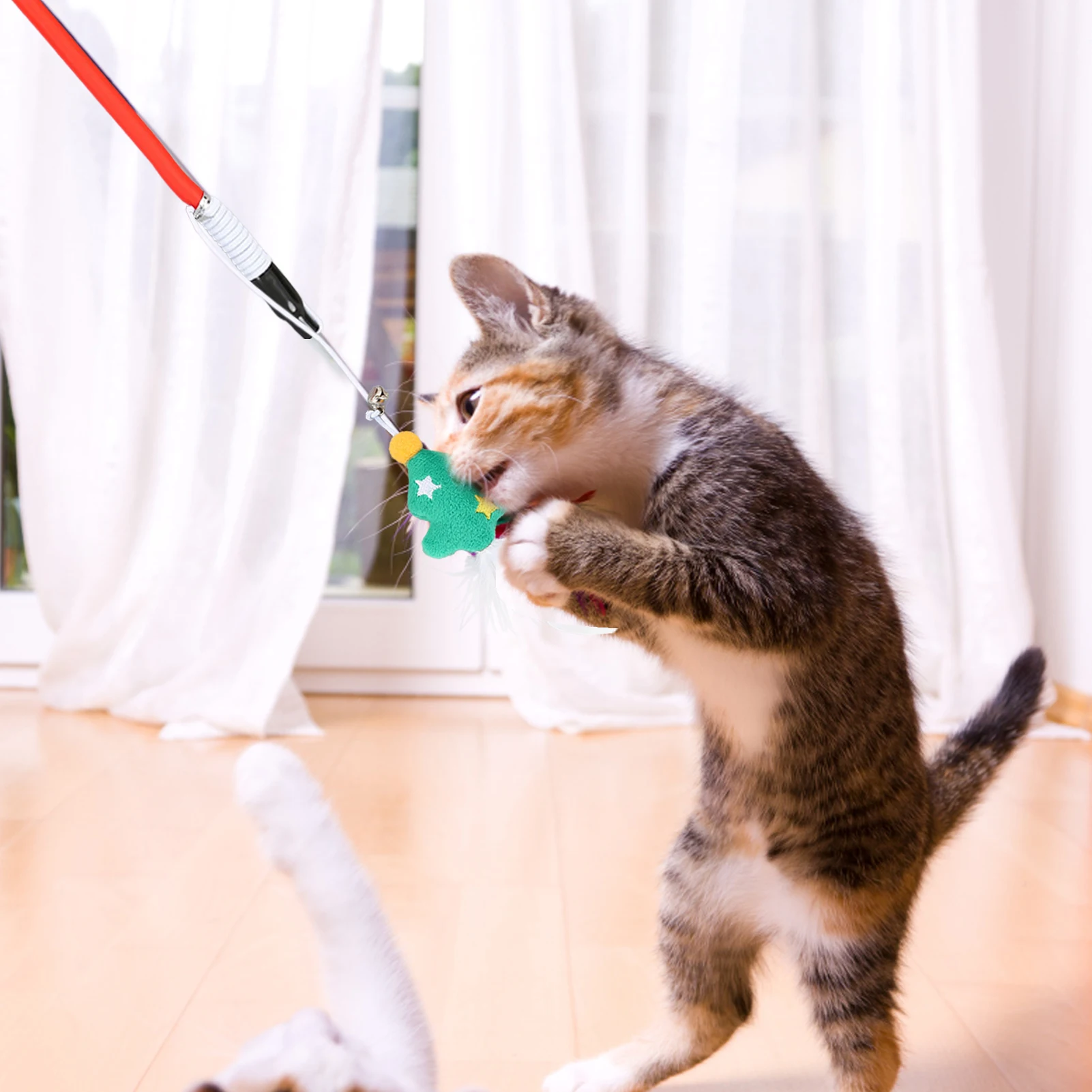 Interactive Cat Toy Funny Cat Stick Toy Pet Interactive Toys Plush Dolls For Kitten Playing Teaser Wand Toy Cat Supplies
Interactive Cat Toy Funny Cat Stick Toy Pet Interactive Toys Plush Dolls For Kitten Playing Teaser Wand Toy Cat Supplies