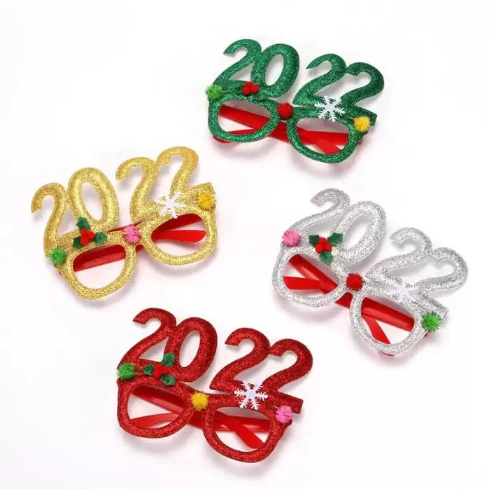 Glitter Christmas Glasses Decoration 2022 Holiday Glass Frame Xmas Home Decorations Gifts
Glitter Christmas Glasses Decoration 2022 Holiday Glass Frame Xmas Home Decorations Gifts