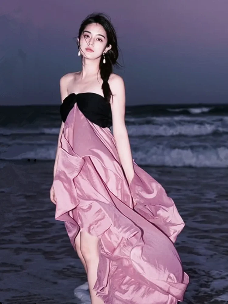 Beach Skirt New Beach Holiday Bohemian Long Dress Tourism Dress Bra Top Photography Super Fairy
Beach Skirt New Beach Holiday Bohemian Long Dress Tourism Dress Bra Top Photography Super Fairy