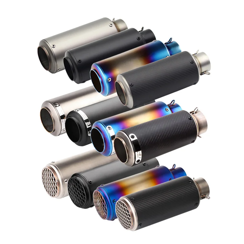 Inlet 51mm / 61mm Motorbike Exhaust Muffler Pipe Escape Moto DB Killer Universal Motorcycle Pitbike Tailpipe
Inlet 51mm / 61mm Motorbike Exhaust Muffler Pipe Escape Moto DB Killer Universal Motorcycle Pitbike Tailpipe