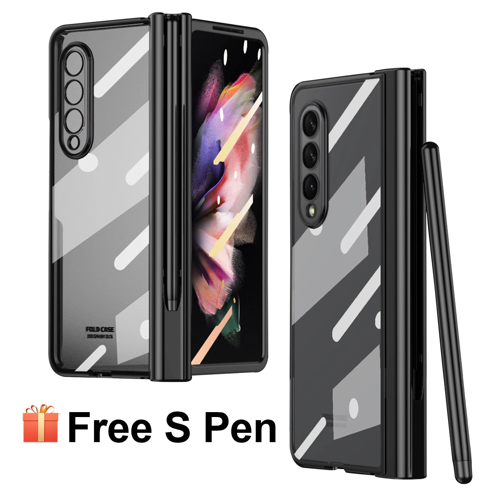 Прозрачный чехол для Samsung Galaxy Z Fold 3 с S-ручкой и шарнирной защитой и передним закаленным стеклом, защита экрана, защитный чехол
Прозрачный чехол для Samsung Galaxy Z Fold 3 с S-ручкой и шарнирной защитой и передним закаленным стеклом, защита экрана, защитный чехол