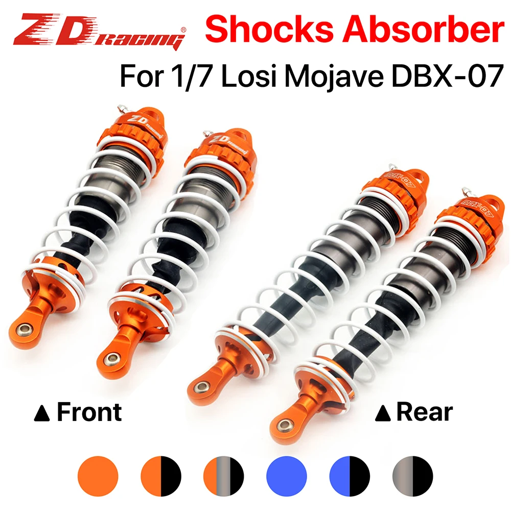 ZD Racing RC Car Shocks Absorber Damper Kit for 1/7 RC Losi Mojave DBX-07 Desert Buggy
ZD Racing RC Car Shocks Absorber Damper Kit for 1/7 RC Losi Mojave DBX-07 Desert Buggy