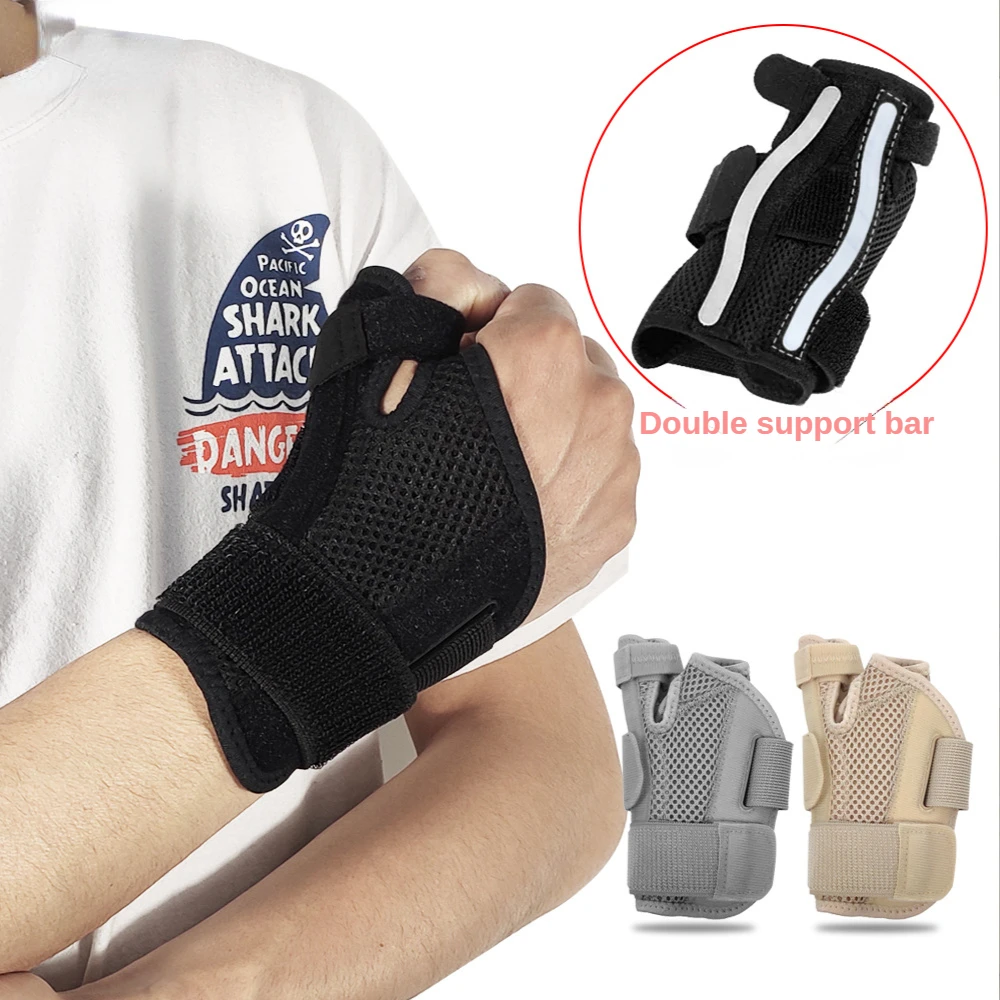 Flexible Splint Wrist Thumb Support Brace for Tendonitis Arthritis Breathable Thumb Protector Guard Fits Right and Left Hand
Flexible Splint Wrist Thumb Support Brace for Tendonitis Arthritis Breathable Thumb Protector Guard Fits Right and Left Hand