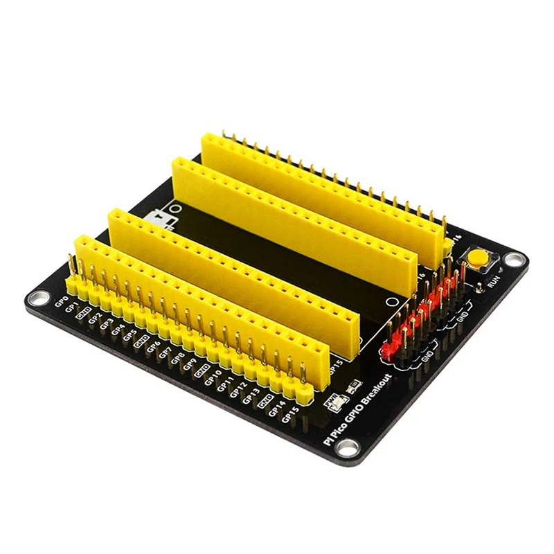 

For Raspberry Pi Pico GPIO Breakout Extender DIY Expansion Board No Need To Solder External Sensor Modules