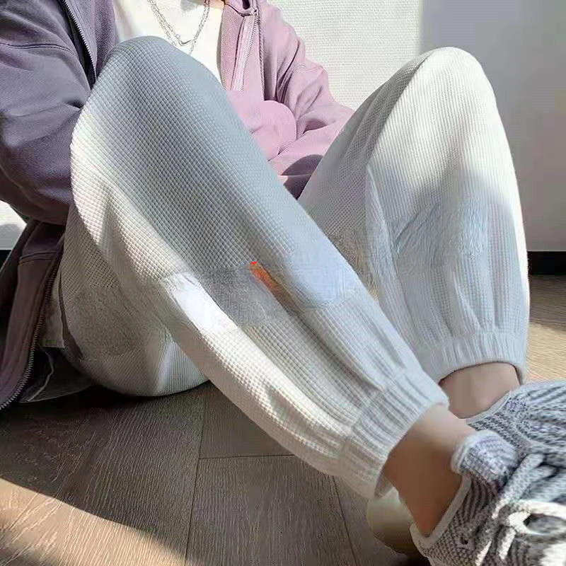 2022 Spring Summer Women Casual Elastic High Waist Pockets Retro Beam Foot Pants Female Sports Solid Long Harem Trousers S29
2022 Spring Summer Women Casual Elastic High Waist Pockets Retro Beam Foot Pants Female Sports Solid Long Harem Trousers S29