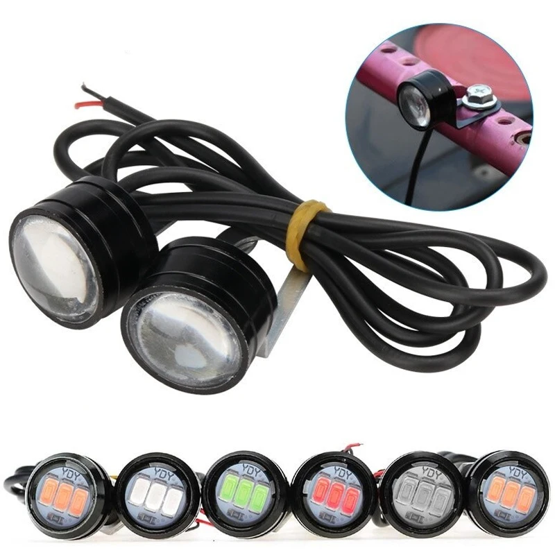 2Pcs/set Car Motorcycle Lights 12V 3W LED Eagle Eye Driving Light Reverse Backup Lamps Fog Lamp Headlight Daytime Running Light
2Pcs/set Car Motorcycle Lights 12V 3W LED Eagle Eye Driving Light Reverse Backup Lamps Fog Lamp Headlight Daytime Running Light
