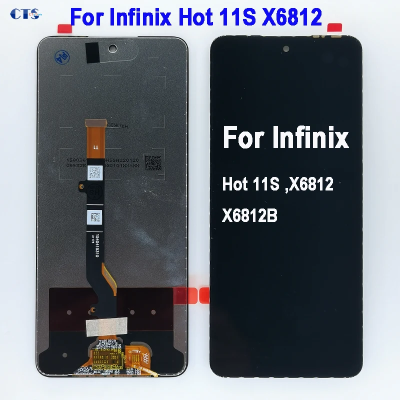 6,78 "оригинальный экран для Infinix Hot 11S, ЖК-дисплей для Infinix Hot 11S X6812 X6812B кодирующий преобразователь сенсорного экрана в сборе, экран с дигитайзером в сборе, детали 
6,78 "оригинальный экран для Infinix Hot 11S, ЖК-дисплей для Infinix Hot 11S X6812 X6812B кодирующий преобразователь сенсорного экрана в сборе, экран с дигитайзером в сборе, детали