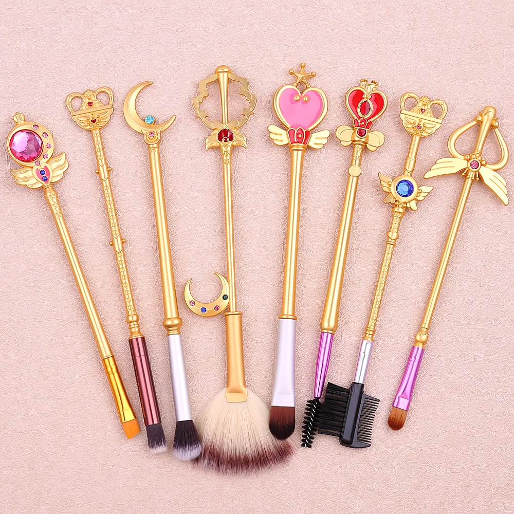 8Pcs SAILOR MOON Makeup Brush Set Blush Brush Eye Shadow Highlighter Foundation Cosmetic Brush Beauty Tools Practical Gifts 
8Pcs SAILOR MOON Makeup Brush Set Blush Brush Eye Shadow Highlighter Foundation Cosmetic Brush Beauty Tools Practical Gifts