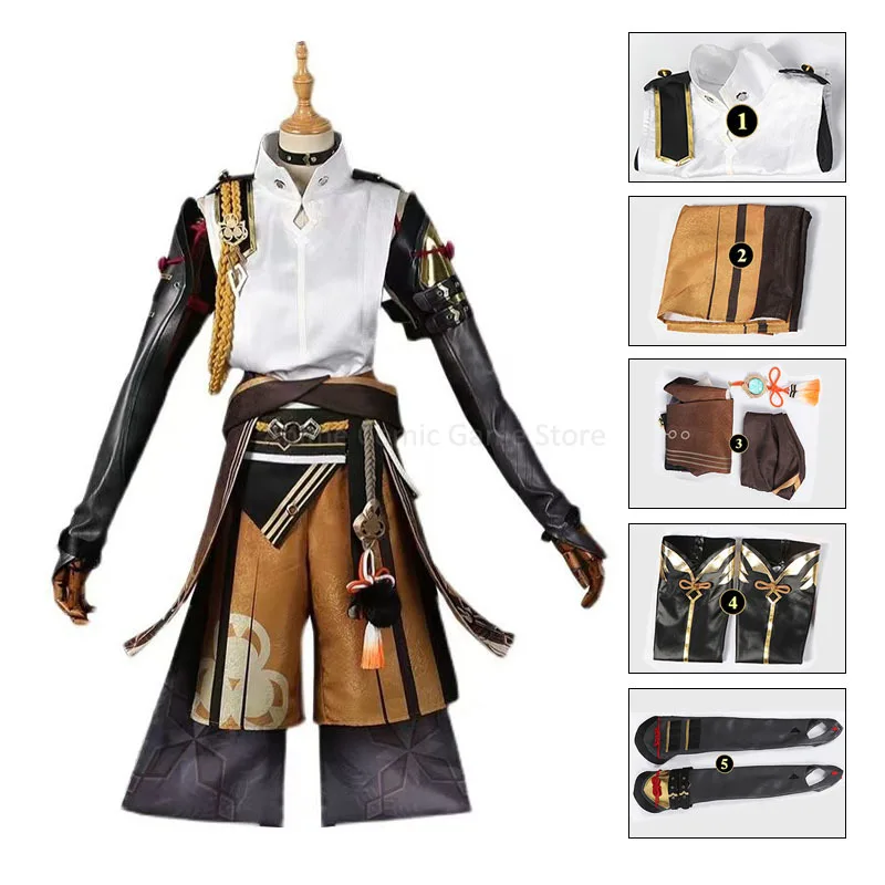 Game Anime Genshin Impact Shikanoin Heizou Cosplay Shikanoin Heizou Cosplay Wig Shoes Halloween Men Cosplay Costume Full Set
Game Anime Genshin Impact Shikanoin Heizou Cosplay Shikanoin Heizou Cosplay Wig Shoes Halloween Men Cosplay Costume Full Set