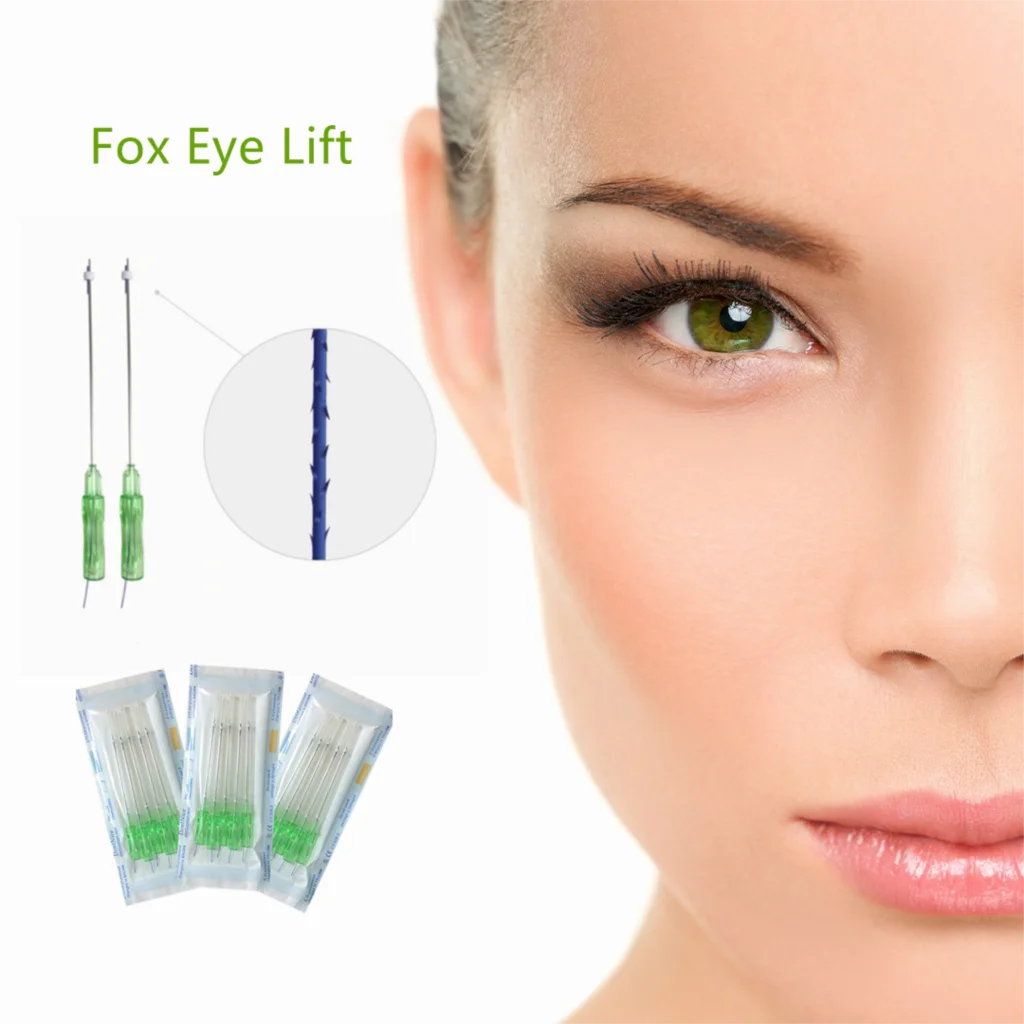 Hilos Tensores Faciales Fox Eyes Lift Yarn Pdo Thread Cog 6d /4d /3d 21g 60mm Factory direct shipment of the latest products
Hilos Tensores Faciales Fox Eyes Lift Yarn Pdo Thread Cog 6d /4d /3d 21g 60mm Factory direct shipment of the latest products
